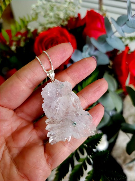 Pingente Flor de Cristal