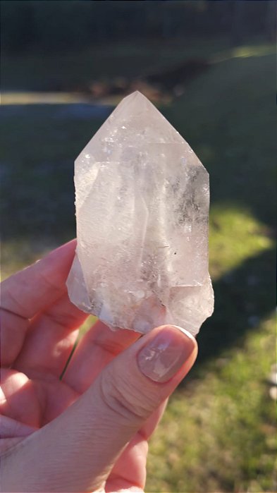 Quartzo com Inclusão de Lodolita em Espiral