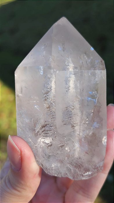 Quartzo com Inclusão de Lodolita em Espiral