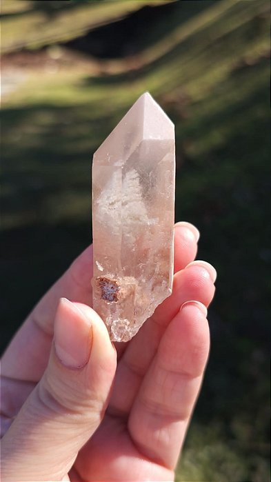 Quartzo com Inclusão de Lodolita em Espiral Ísis