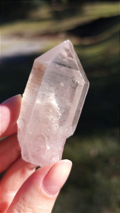 Quartzo com Inclusão de Lodolita em Espiral