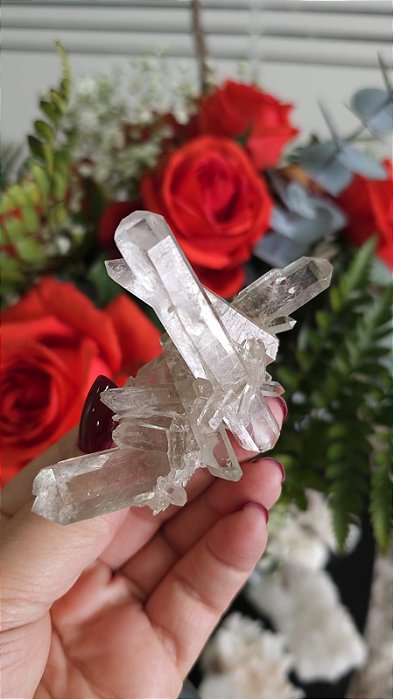 Drusa de Quartzo Cristal
