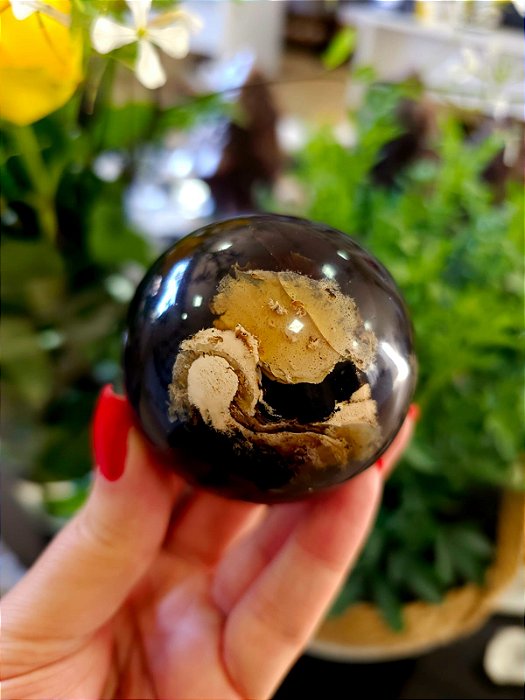 Esfera de Âmbar Azul