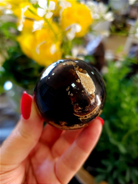 Esfera de Âmbar Azul