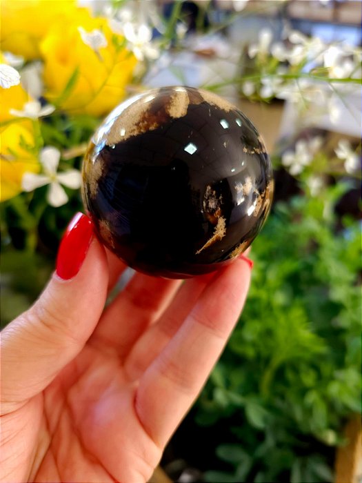 Esfera de Âmbar Azul