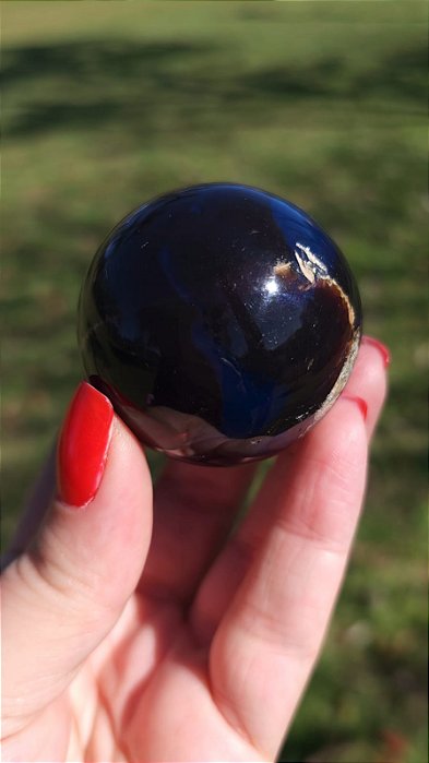 Esfera de Âmbar Azul