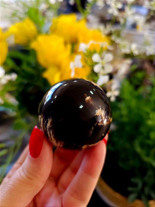 Esfera de Âmbar Azul