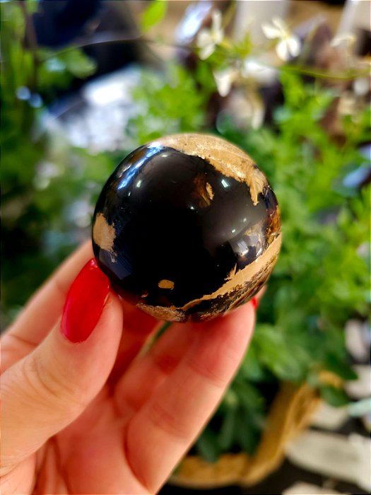 Esfera de Âmbar Azul