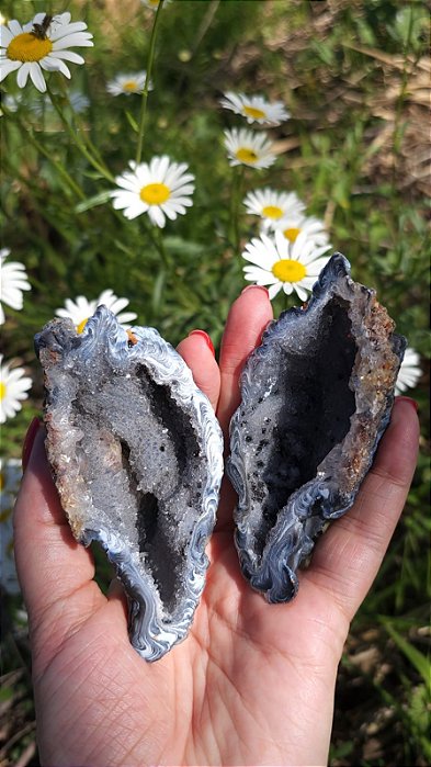 Geodo de Ágata com Cristal (Extra)
