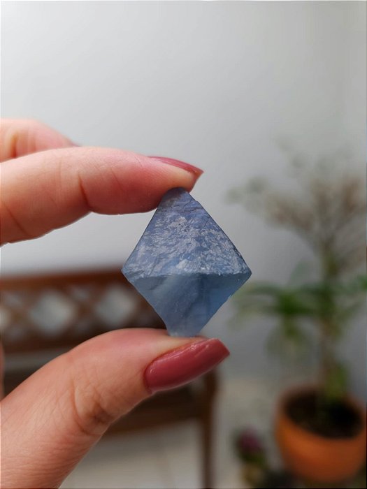Fluorita Octaedro Azul Extra