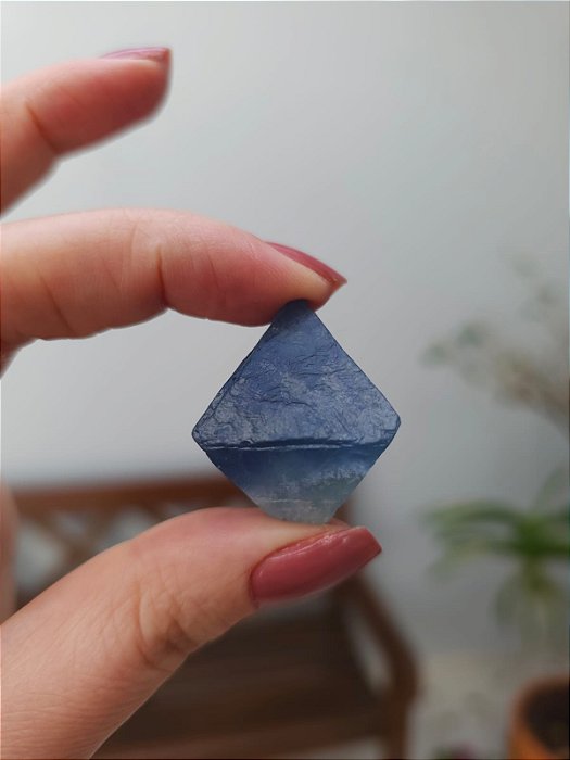 Fluorita Octaedro Azul Extra