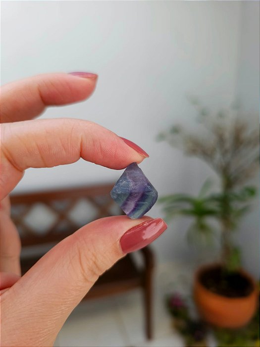 Fluorita Octaedro Azul Extra