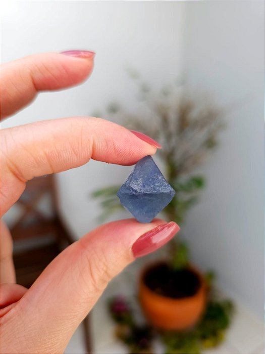 Fluorita Octaedro Azul Extra