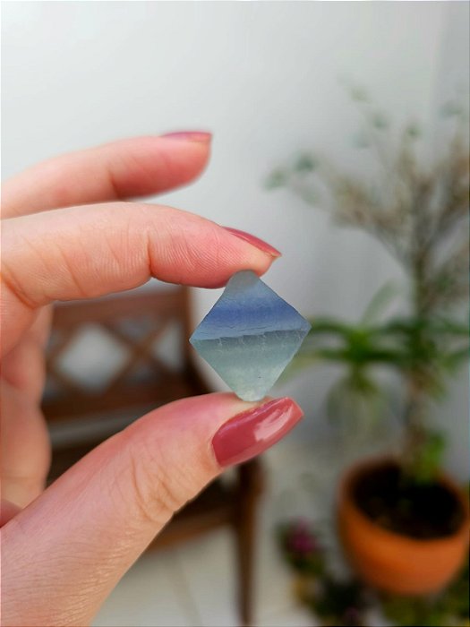 Fluorita Octaedro Azul Extra