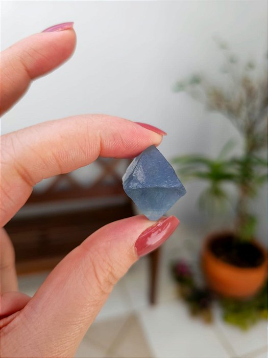 Fluorita Octaedro Azul Extra