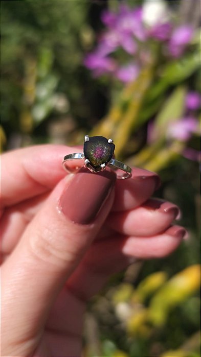 Anel Turmalina Melancia