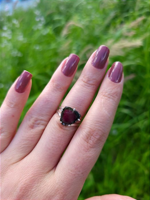 Anel Turmalina Melancia