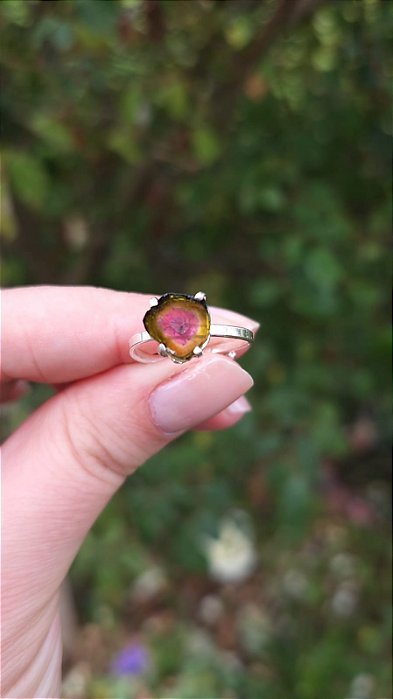 Anel Turmalina Melancia