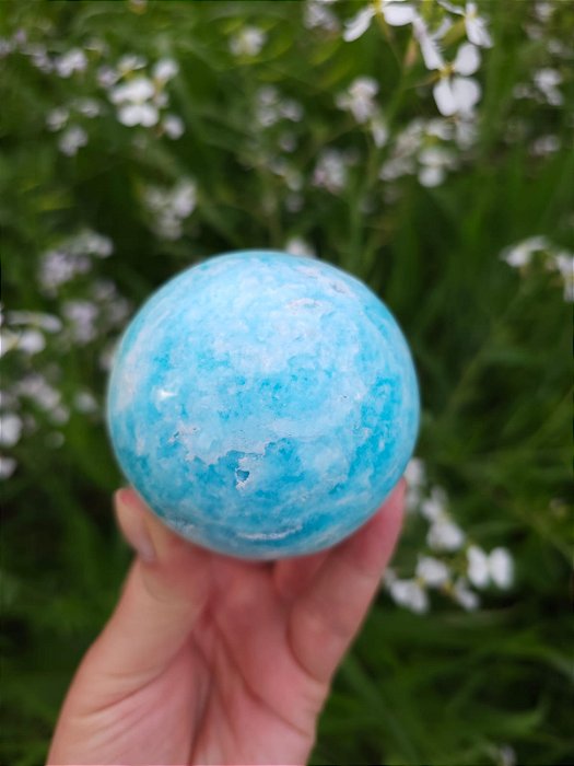 Esfera de Aragonita Azul