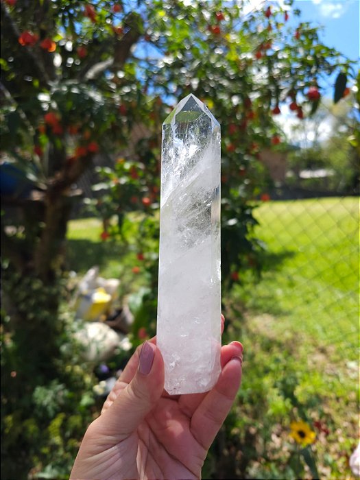 Ponta Geradora de Quartzo Cristal