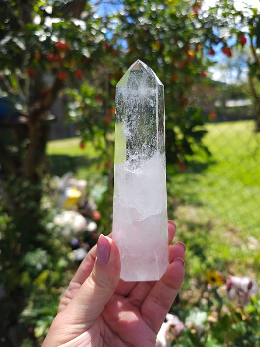 Ponta Geradora de Quartzo Cristal