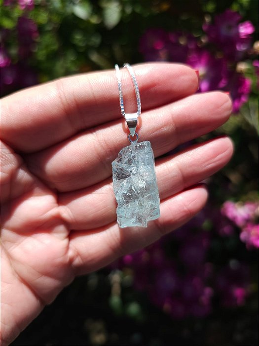 Pingente de Água Marinha