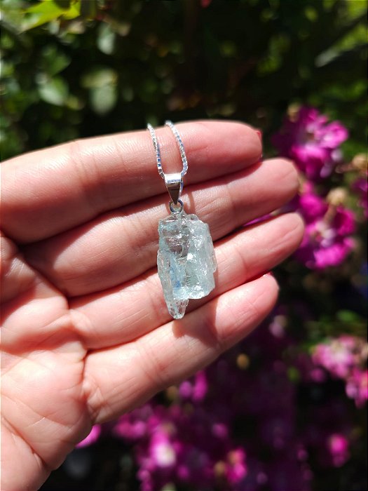 Pingente de Água Marinha