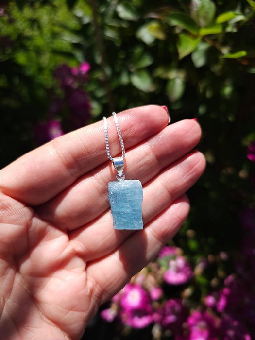 Pingente de Água Marinha