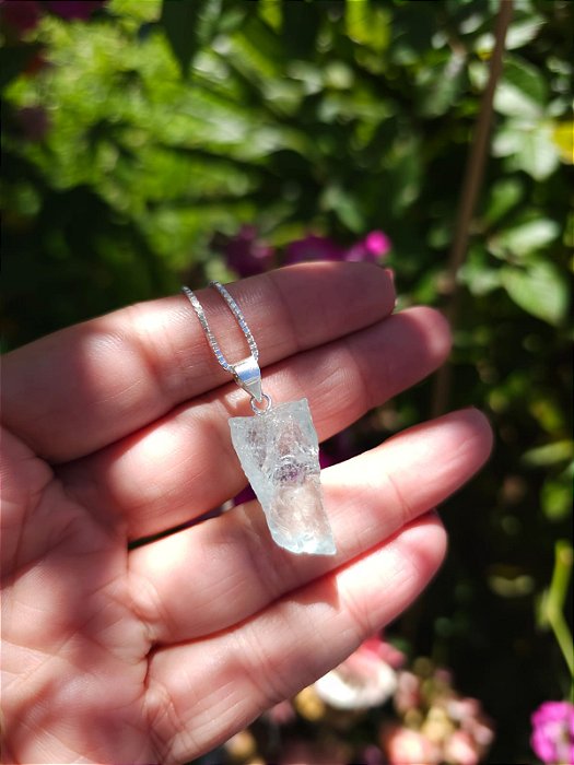 Pingente de Água Marinha