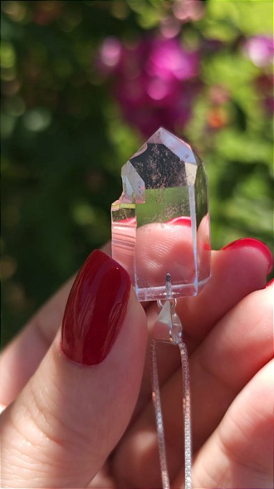 Pingente Quartzo Extra com Negativo