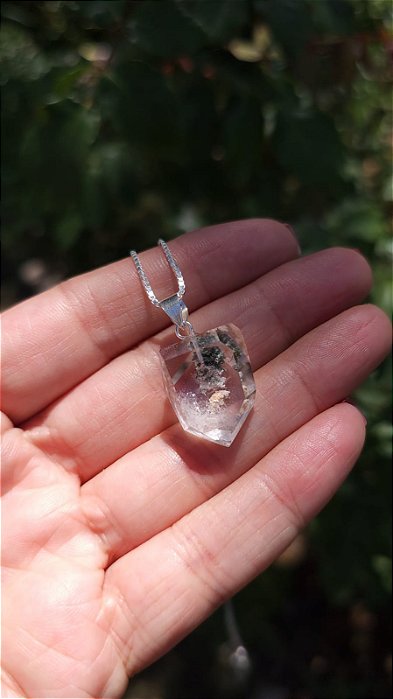 Pingente Quartzo Jardim