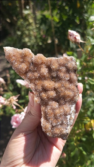 Calcedônia Dourada Sacaroidal