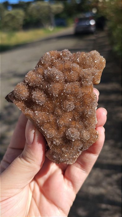 Calcedônia Dourada Sacaroidal