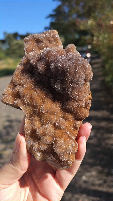 Calcedônia Dourada Sacaroidal