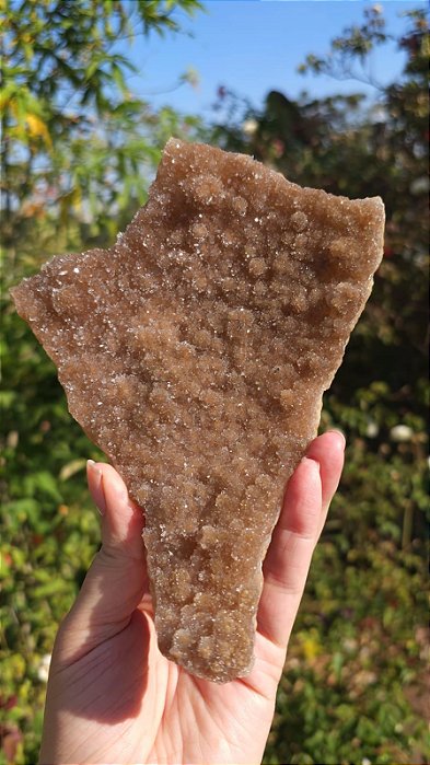 Calcedônia Dourada Sacaroidal