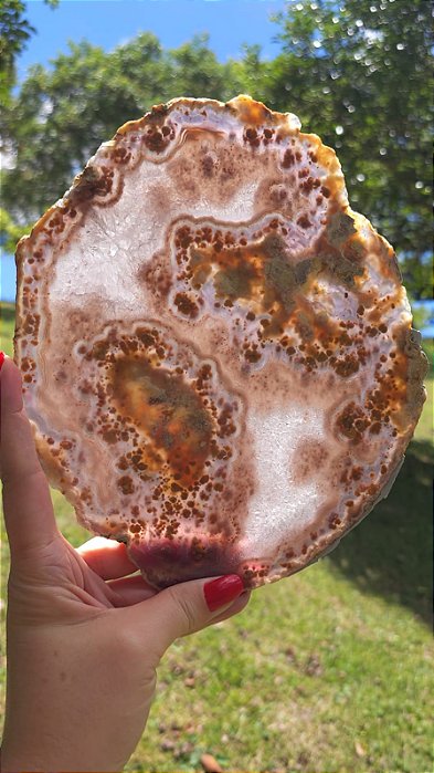 Ágata Musgo Dourada