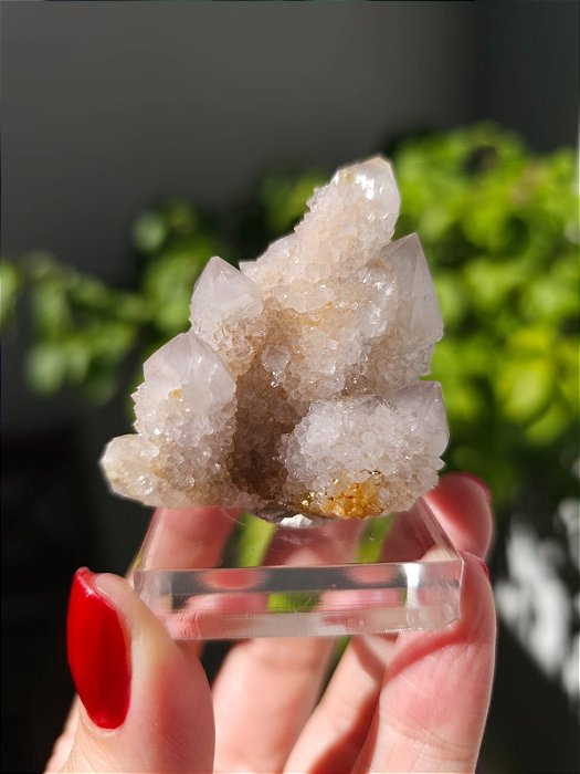 Quartzo Spirit Branco e Dourado