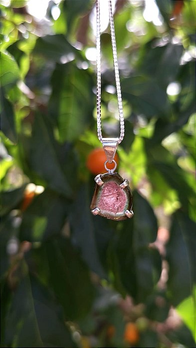 Pingente Turmalina Melancia