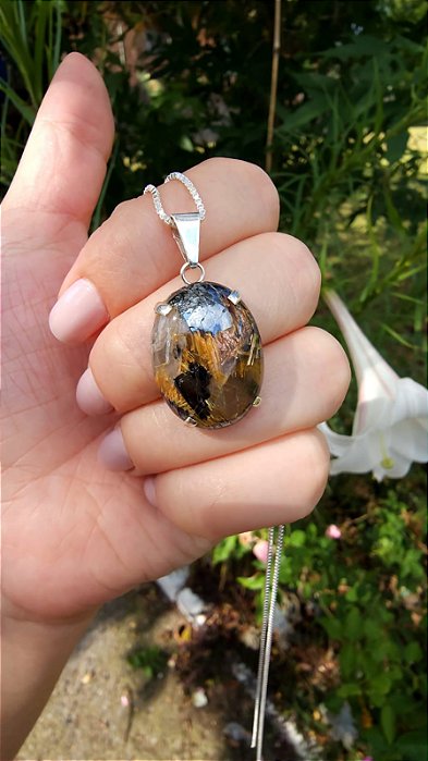 Pingente Quartzo Rutilo Estrela