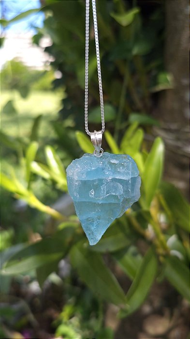 Pingente de Água Marinha