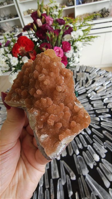 Calcedônia Sacaroidal Salmão