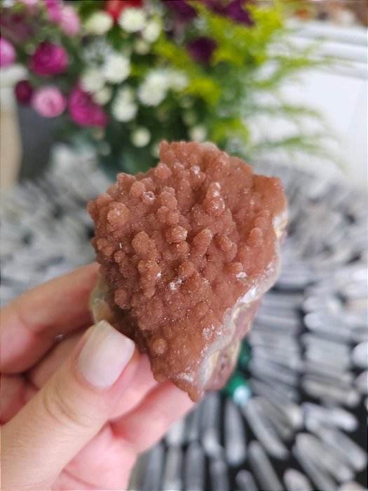 Calcedônia Sacaroidal Salmão