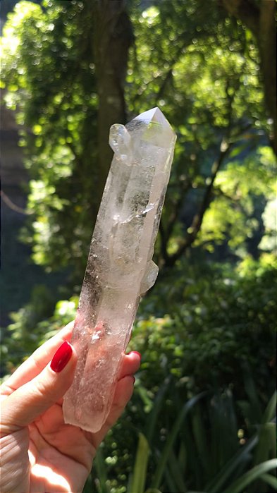 Bastão de Cristal com Ponte Biterminada