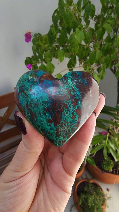 Coração de Crisocola
