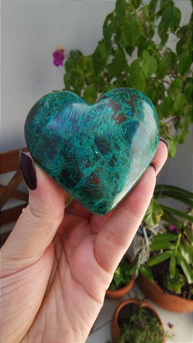 Coração de Crisocola