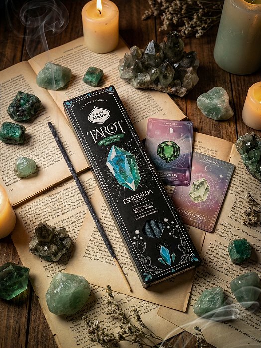 Incenso Tarot Gema Esmeralda Sagrada Madre