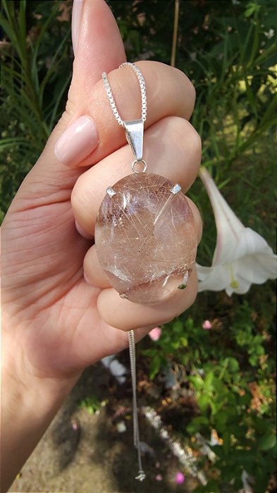 Pingente Quartzo Rutilado