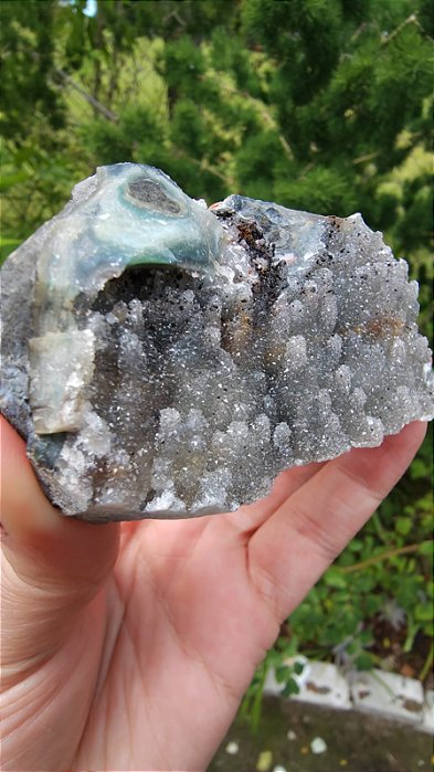 Drusa com Mini Estalactites de Quartzo