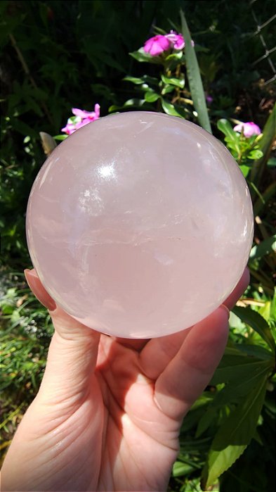 Esfera de Quartzo Rosa (extra)
