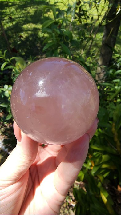 Esfera de Quartzo Rosa (extra)